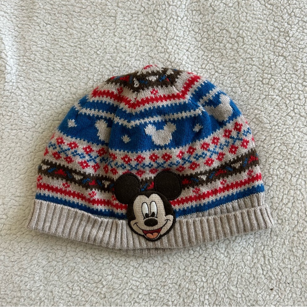 Disney Mickey Mouse Kids Hat - Blue, Red, and Gray